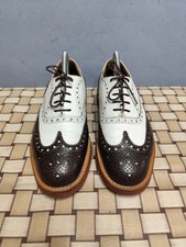 CHURCH'S DOWNTOWN TWO TONE LEATHER BROGUES SIZE UK 6 G 81