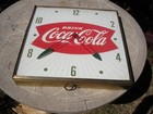 VINTAGE PAM COCA COLA ADVERTISING RUNNING CLOCK NOT LIGHTED CHECK IT OUT — photo 1