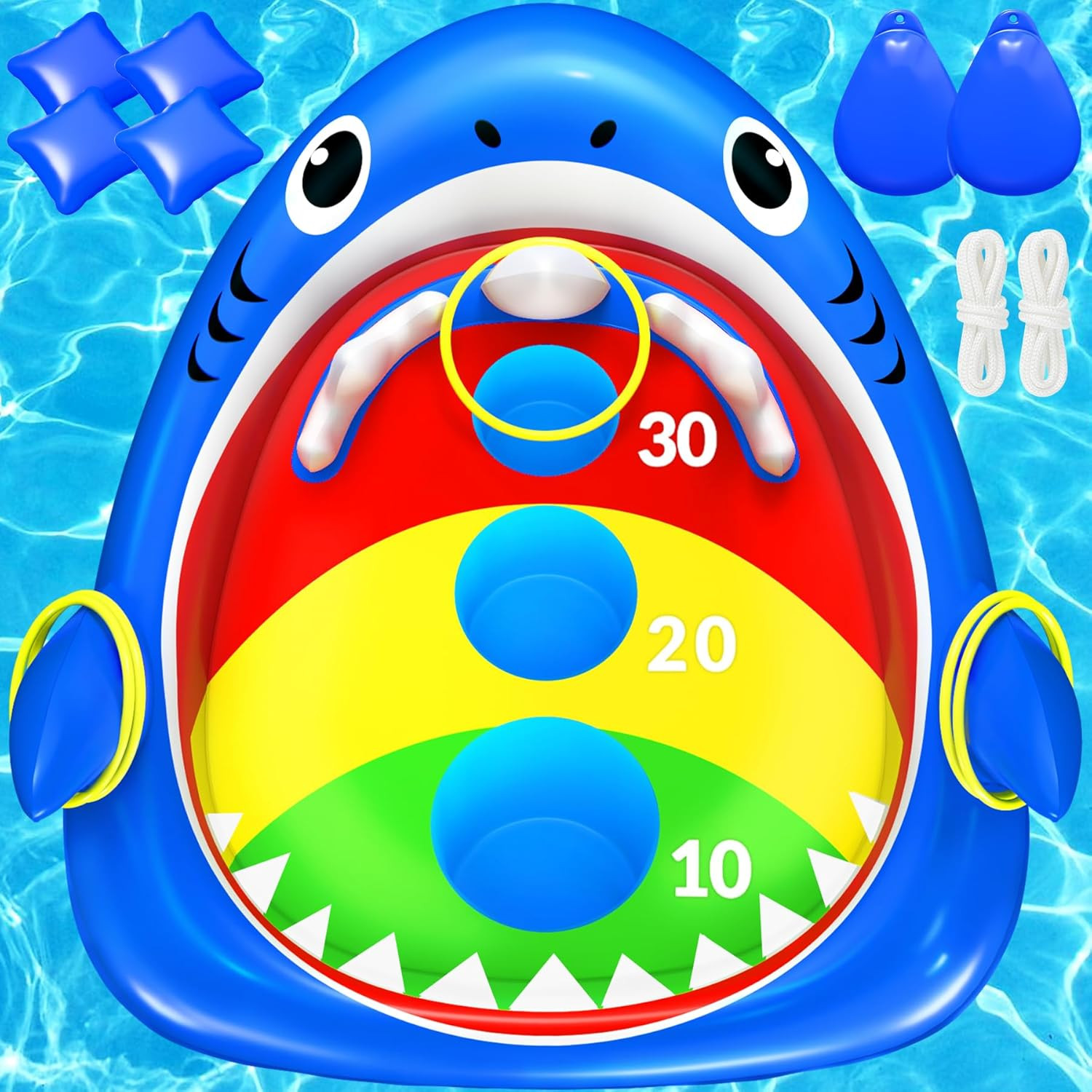 Juegos Para Flotadores Piscina Ninos, Juguete De Agujero De Maíz Con Forma De Ti