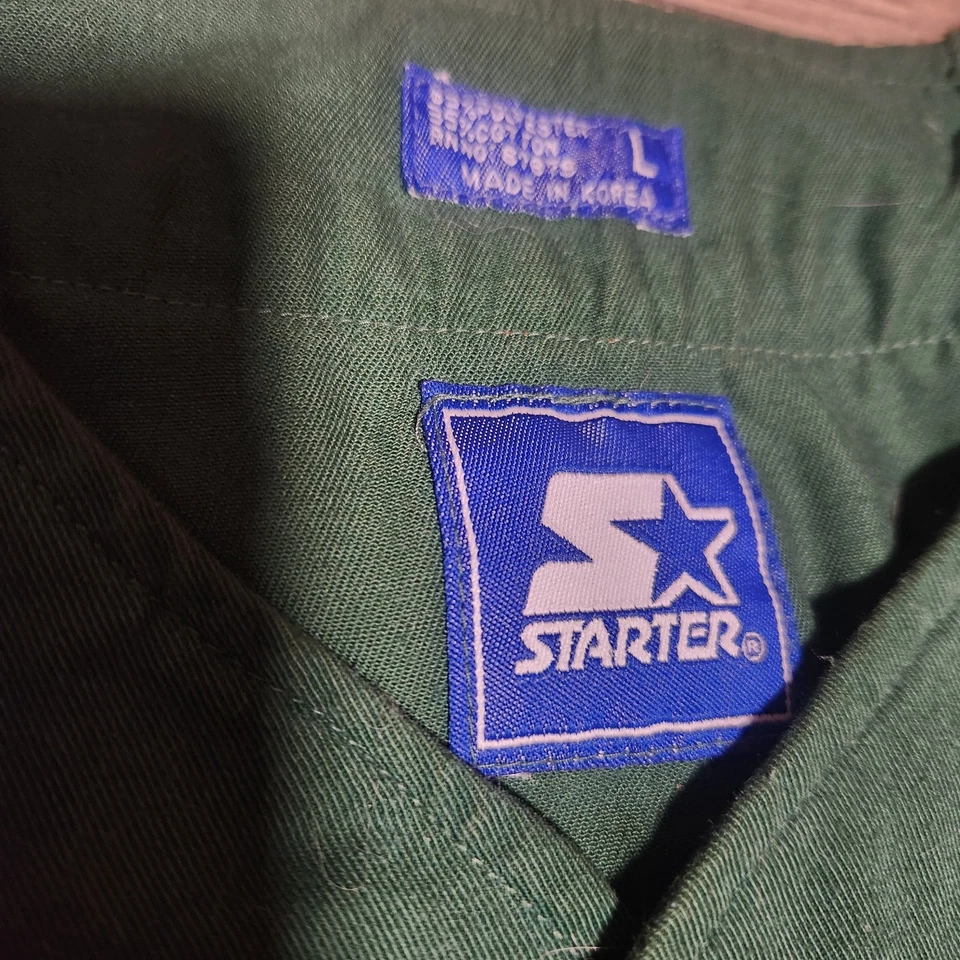 Conjunto de Pantalones Cortos Camiseta de Béisbol Vintage Años 90 Grande Starter University of Miami Hurricanes Foto 4 de 4