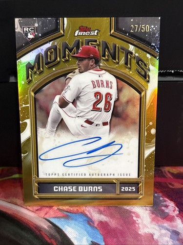 2026 Topps Finest Chase Burns Gold (RAW)