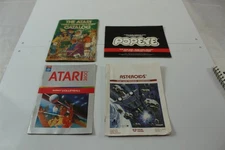Vintage Ephemera Video Game Atari 2600 Game Manuals Lot Of 3 + Catalog