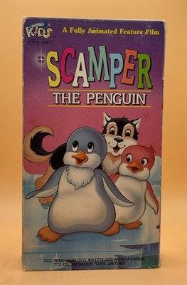 Scamper The Penguin VHS 1989 Just For Kids **Buy 2 Get 1 Free**