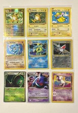 Lotto carte Pokémon RARE Vintage Neo & XY e prima edizione Raichu Gengar X... 