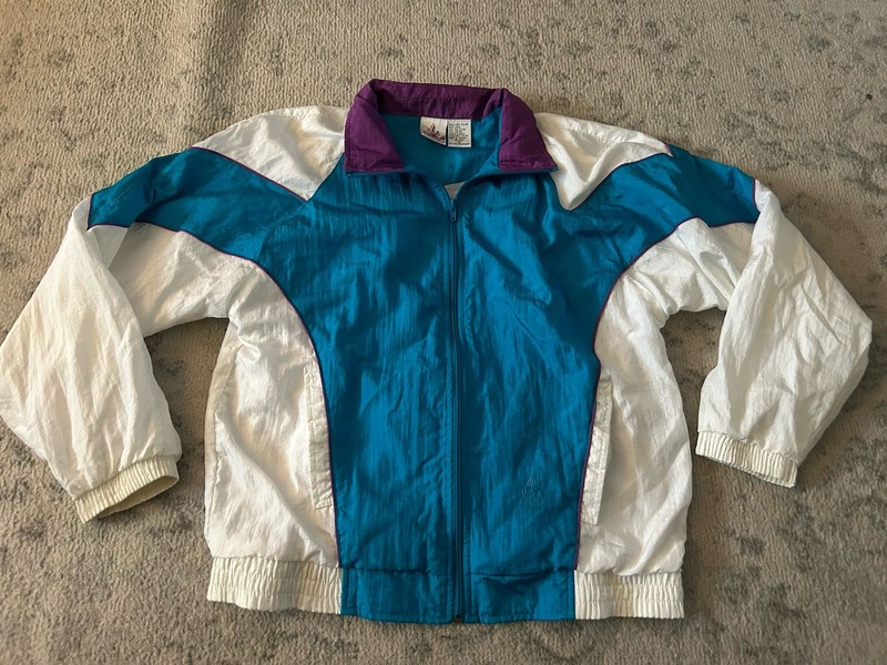 Vintage USA Olympics Windbreaker With Zipper And Pockets Women’s Size M