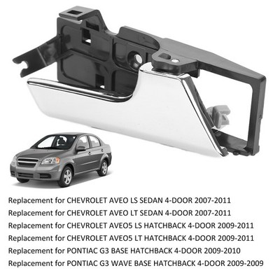 Pair Car Inner Door Handle 96462710 Replace For AVEO LS SEDAN 4 DO SET