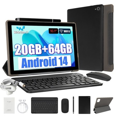 2026 Android 15 20(3+17)GB RAM 64GB ROM 10.1 inch Tablet Dual Camera IPS LCD HD