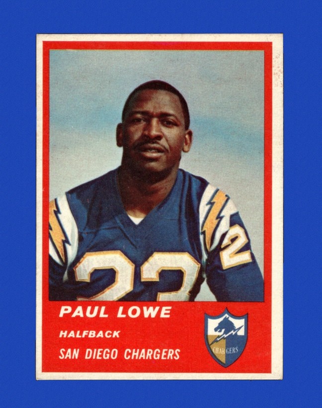 1963 Fleer Set-Break # 69 Paul Lowe EX-EXMINT *GMCARDS*