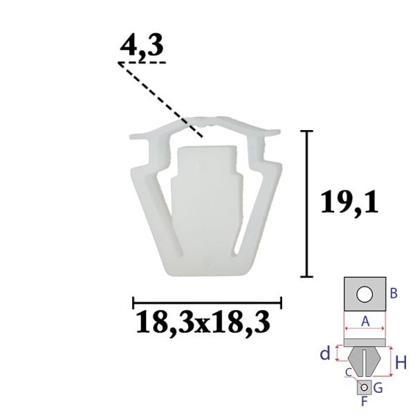 4x ✅Fits ROMIX C70765 mounting block 10pcs Audi ⭐UK Seller⭐ - Image 2