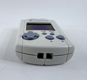 Sega Dreamcast HKT-7000 White Visual Memory Unit VMU with New Batteries - Tested