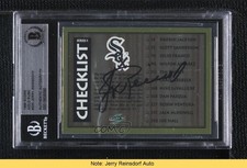 BAS 1995 Score Gold Rush Checklist #320 BGS Authentic Auto READ ow6
