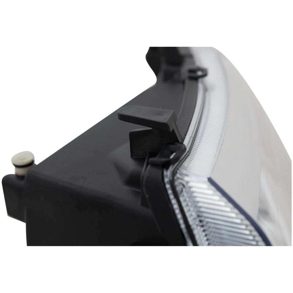 Driver and Passenger Side Headlights For Ford Edge 2007-2010 Halogen with Bulbs - Image 4 of 4