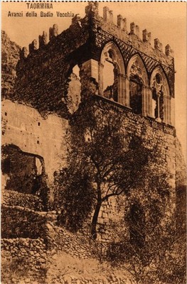 CPA TAORMINA Avanzi della Badia Vecchia ITALIEN (494458)