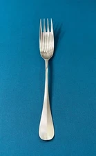 1 CHRISTOFLE vegetable fork model BAGUETTE FIDELIO silver metal 21.5 cm
