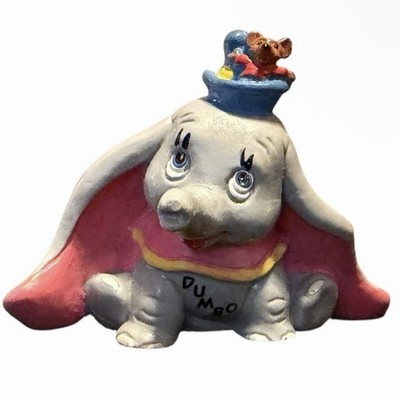 Vintage Dumbo With Timothy Mouse ￼ Bullyland 2'' PVC Figure Disney 1987