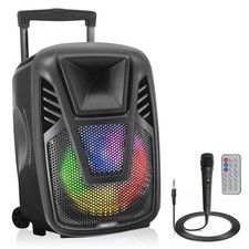 Pyle 15 Portable Wireless BT Speaker System w...