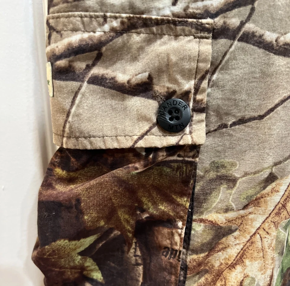 Men’s Sz M 34x31 Realtree Gander Mountain Guide Series Camo Pants Cargo Hunting - Image 3 of 4