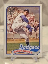2024 Topps Update Series - 1989 Topps Baseball Sandy Koufax #89US-33