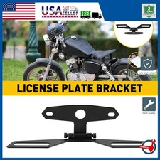 Soporte para bicicleta con licencia de motocicleta CON soporte luces traseras de freno LED para EE. UU.