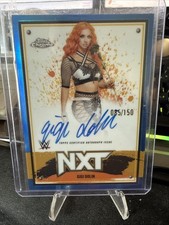2025 Topps Chrome WWE - Nxt Autographs Gigi Dolin #NXT-GGD Blue Refractor...