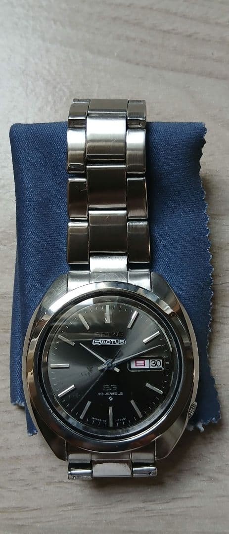 SEIKO 5 Actus SS 23 Jewels Big Case From Japan - Gem