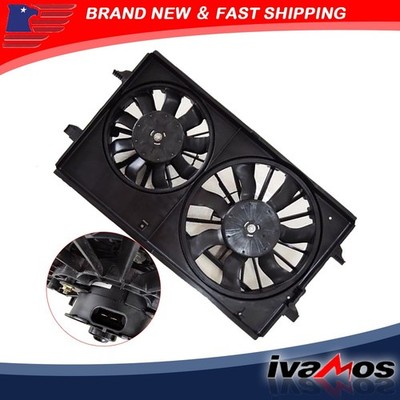 Dual Radiator Cooling Fan 15788745 For Chevy Malibu 04-12 For Pontiac G6 05-10