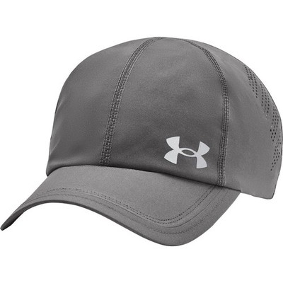 Under Armour Launch Adjustable Running Cap Grey Run Hat Mens Womens