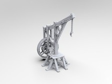 Ancrabourg Treadmill Cargo Crane 28mm Port City Terrain D D Warhammer Mordheim
