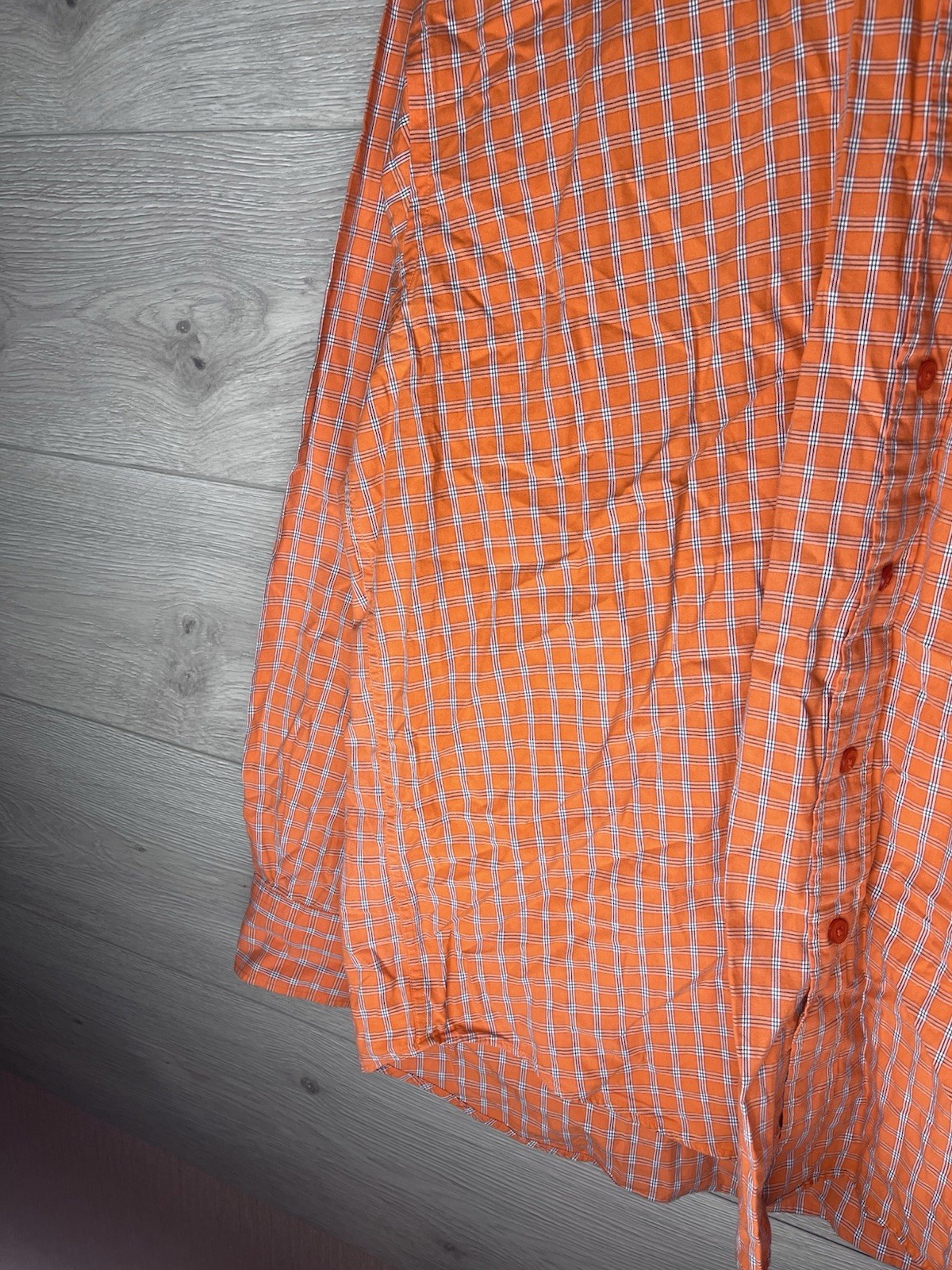 SAINT LAURENT Camicia uomo vintage abbottonata Yves Saint Lauren taglia L 100% cotone