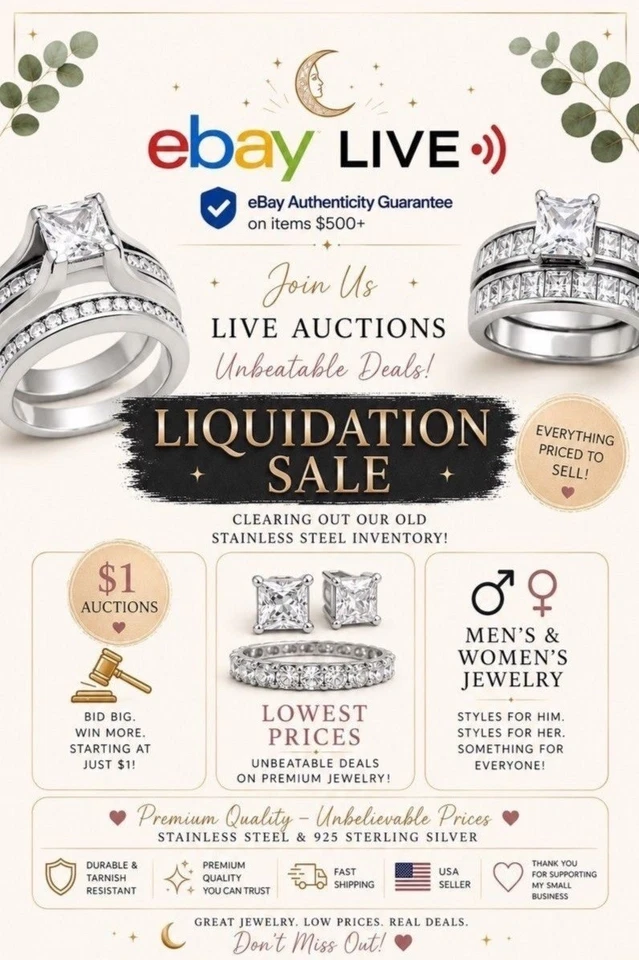 High Quality ✨ Stainless Steel & 925 Sterling Bridal Fashion Jewelry ✨