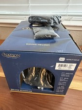 Ovation OV Deluxe Schooler Riding Helmet M/L ASTM F1163-23 Bag Hairnet NIB