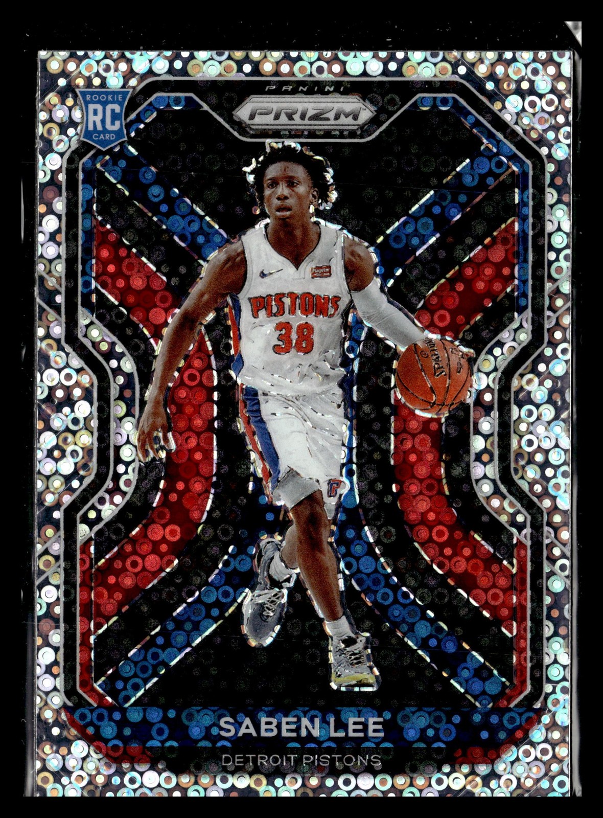 2020-21 Panini Prizm Fast Break Rookie #261 Saben Lee Detroit Pistons