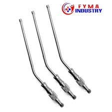 3pcs Frazier Suction Tube with atraumatic Tip FR 14 x 20 cm Surgical Instruments