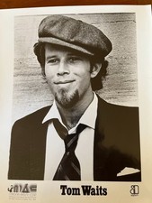 Tom Waits B&W Promo 8x10 Photos - Five Photos all Very Good Condition