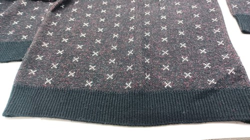 Vintage 80er Jahre Rollkragenpullover, Rose & Schwarz. Ohne Etikett. D2029 - Bild 11 von 15