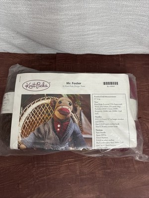 Knit Picks Mr. Foster Monkey Knitting Kit 40084 New