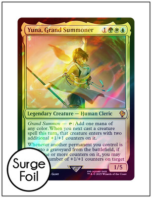 1x Yuna, Grand Summoner, Surge Foil, Final Fantasy, Magic MTG NM
