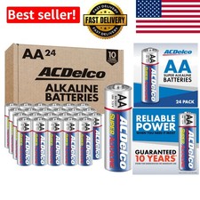 24 Count ACDelco Double AA Alkaline Batteries - Maximum Power and Eco-Friendly 0.51 per gallon
