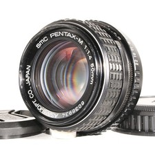  Exc 4 Pentax SMC PENTAX-M 50mm f/1.4 MF Prime Lens K-Mount From Japan