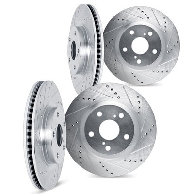 Dynamite Friction Disc Brake Rotor Set for 1988 Pontiac Fiero 7004-52018