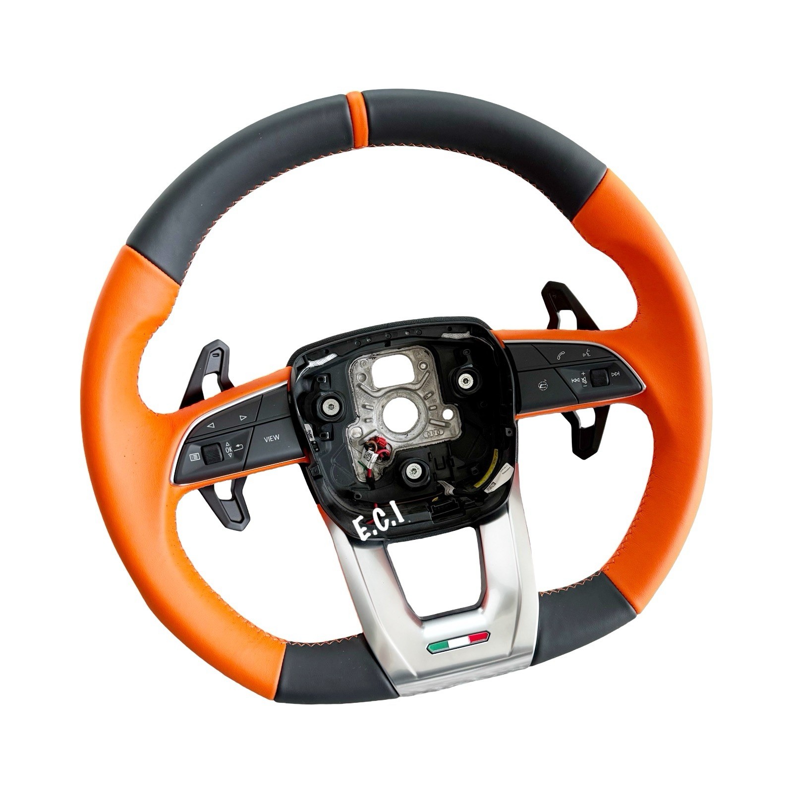 2026 OEM LAMBORGHINI URUS S SE ALCANTARA PERFORMANTE ORANGE HEAT STEERING WHEEL