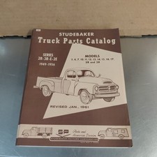 Studebaker Pickup Truck Parts Book 2r 3r E 2e 1949 1950 1951 1952 1953-1955 1956