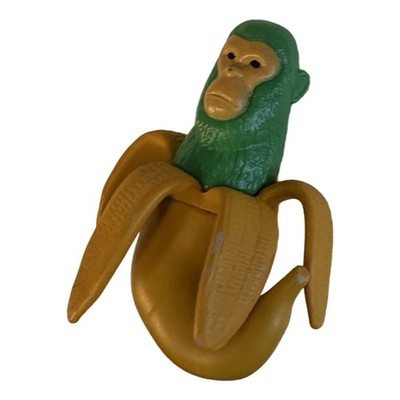 Italian Brainrot Toy Figures Chimpanzini Bananini Banana Green Monkey Ape Chimp