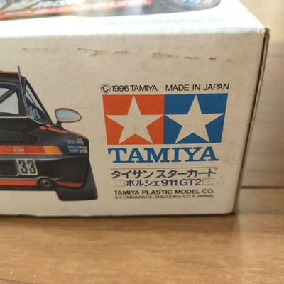 Tamiya Porsche 911 GT2 Taisan Star Card Vintage Mini 4WD Model Kit