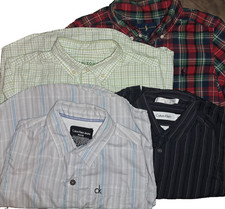 Boys Size 5 Long-Sleeve Button Up Shirt Lot 4 -Calvin Klein, Polo, Arizona