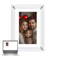 Acrylic Digital Photo Frame 5 Inch, 4G Storage Electronic Picture Frame with ...