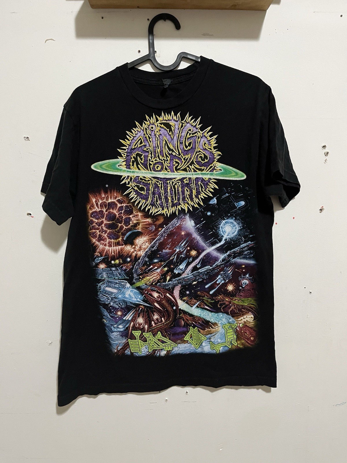 Rings Of Saturn Deathcore Band T Shirt Black Tultex Medium
