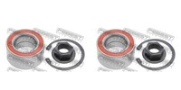 Febest 2X Radnabe Radlagersatz Vorne FüR Ford Focus Turnier DNW DAW DBW DFW