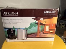 Polk Audio Atrium 4 All-Weather Outdoor Loudspeaker - Pair White 