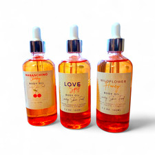 Scented Body Oil  50 Scent Options  3.2 oz.